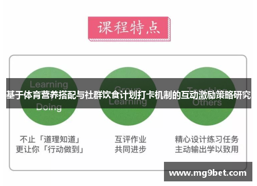 基于体育营养搭配与社群饮食计划打卡机制的互动激励策略研究